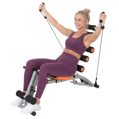 Adjustable Abdominal Trainer,Multi-Functional Ab Trainer Bench for Home Gym