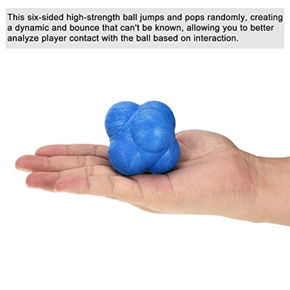 PATIKIL Bounce Reaction Balls Coordination Training Ball Agility Trainer TPR, for Speed Reflex