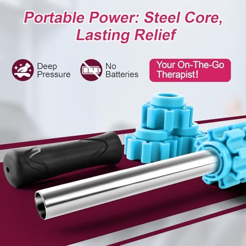 Massage Roller, Muscle Roller Stick, Therapy Roller Stick for Legs, Calf, Thigh, Lipo Roller for Relief Muscles, Deep Tissue Massage Rolling Pin for Trigger Points, Help Sore Muscle Recovery