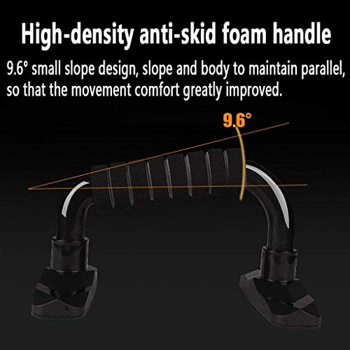 S Shape Push-up Stand Aluminium Alloy Home Fitness Chest Training Equipment