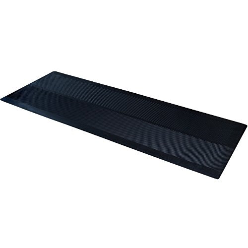 Indoor/Outdoor Rubber Runner Mat, Door Mat For Floor Protection, 27" X 6', Black (9A-110-27C-6)