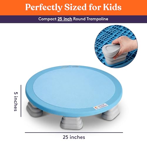 Special Supplies Kids Trampoline Rebounder Bouncing Board – Sensory Balance and Bounce Toy for Indoor and Outdoor Kids Toys - Outdoor Play Equipment