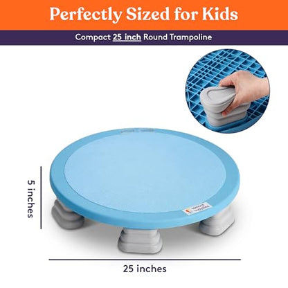 Special Supplies Kids Trampoline Rebounder Bouncing Board – Sensory Balance and Bounce Toy for Indoor and Outdoor Kids Toys - Outdoor Play Equipment