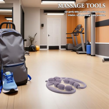 GALPADA Muscle Roller for Legs and Calves Circular Leg Clamp Massage Roller Household Calf Muscle Relaxer Manual Massage Tool for Runners