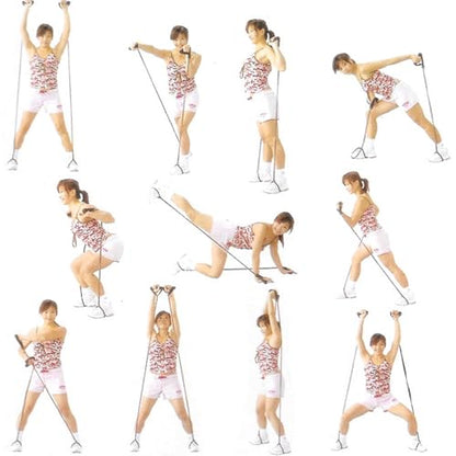 Resistance Band Set,Pull Up Exercise Bands Door Anchors Compatible with Billy's Bootcamp Tae Bo,Weight Loss,Strength Home Workouts Training,Physical Therapy,Yoga,Pilates.