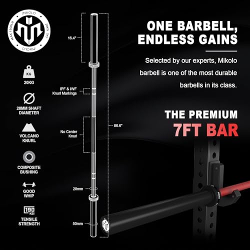 Mikolo F4 2.0 Power Cage with Dual-Track Smooth Pulley System, 1200LBS Power Rack with Leg Hold-Down for Heavy LAT Pulldowns - color: Red, size: F4 2.0 (with Bench＆Bar＆230LB CP）