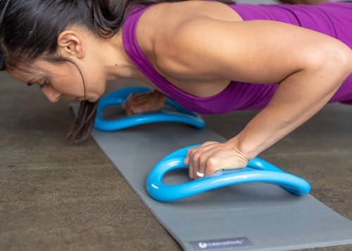 Balanced Body SmartBell Ergonomic Two-Handed Pilates Exercise Weight, Pilates Dumbbell, Exercise Equipment for Home Gym or Pilates Studio Use - color: Purple
