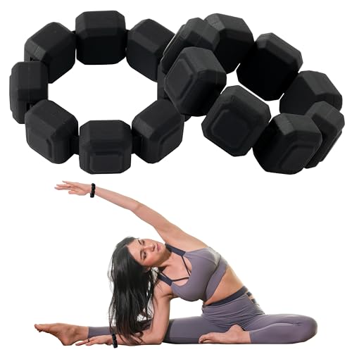 Wrist Ankle Weights Bracelets for Women - Set of 2 (0.33lb Each) Wearable Silicone Workout Weighted Bracelets, Waterproof Strength Training Bangles for Walking, Running, Yoga, Pilates, Aerobics