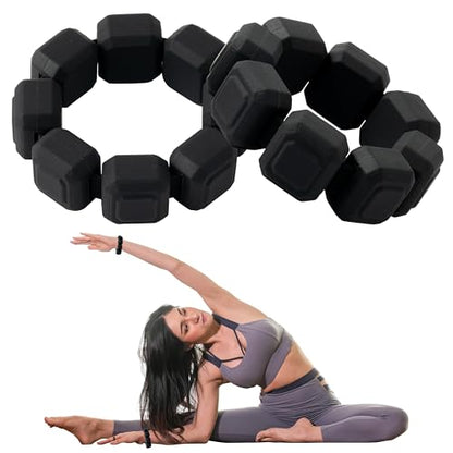 Wrist Ankle Weights Bracelets for Women - Set of 2 (0.33lb Each) Wearable Silicone Workout Weighted Bracelets, Waterproof Strength Training Bangles for Walking, Running, Yoga, Pilates, Aerobics