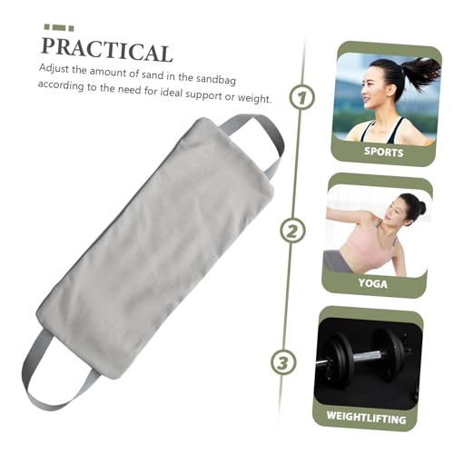 TOYANDONA Canvas Weightlifting Sandbag Sandbag for Yoga Fitness Training Durable Weight Bearing Bag with Sturdy Handles for Muscle Building Relief