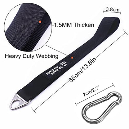 Arm Wrestling Training Strap Belt Hand Grip Arm Finger Forearm Exerciser Strengthener for Cable Machine and Free Weight - color: only strap ( not include loading pin )