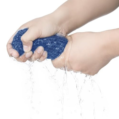 6 Pack Washcloth Set Towels - Quick Drying & Absorbent Microfiber Gym Towels 13x13 inches - Lightweight & Thin Yoga Towels - Multi-Purpose Camping Towels for SPA, Hotel & Bathroom, Blue