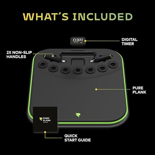 Core Trainer Balance Board - Enhanced Stability, Full-Body Workout, Dynamic App Integration, Sleek Design, and Durable Material, Pure Fitness Boost Your Core Strength