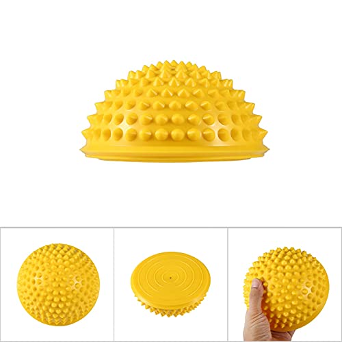 Half Round Massage Ball, Spiky Point Hemisphere Use for Yoga Fitness Exercise Gym Balancing Pad