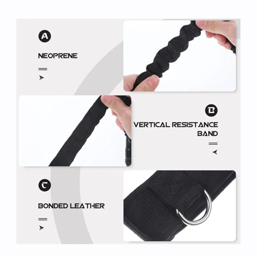 Vertical Jump Trainer Resistance Belt | Leg Strength Training, Basketball, Volleyball, Football, Tennis Leg Agility Training