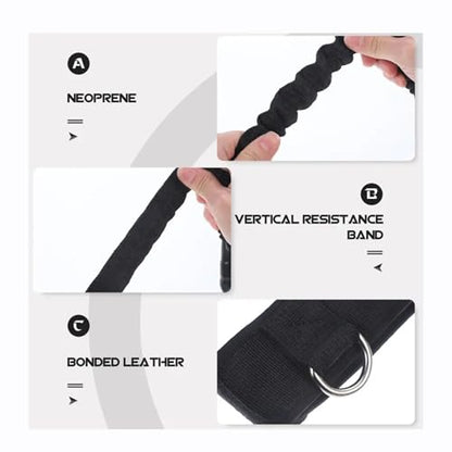 Vertical Jump Trainer Resistance Belt | Leg Strength Training, Basketball, Volleyball, Football, Tennis Leg Agility Training