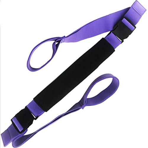 Fitness Stretch Strap - Adjustable Leg Stretch Band to Improve Body Flexibility, Premium Stretching Equipment for Exercise, Physical Therapy, Pilates Dance Gymnastics Cheerleading Training