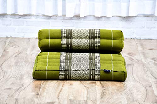 Leewadee Foldable Floor Mattress – 2 in 1 Floor Meditation Mat for Yoga and Relaxation, Seating Futon with Kapok