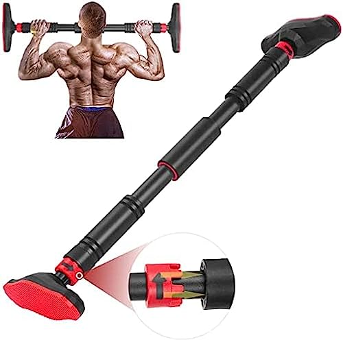 Pull Up Bar For Doorway, Chin Up Bar No Screw, Strength Training Pullup Bars Door Frame Pull-up Bar With Locking Mechanism, Adjustable Width Training Bars,Friendly32