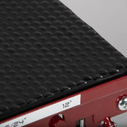 Titan Fitness Adjustable Steel Plyometric Box, 12", 16", 20" & 24" Height Settings, Heavy-Duty Plyo Jump Box for Box Jumps, Step-Ups, Agility, Conditioning & Home Gym Training