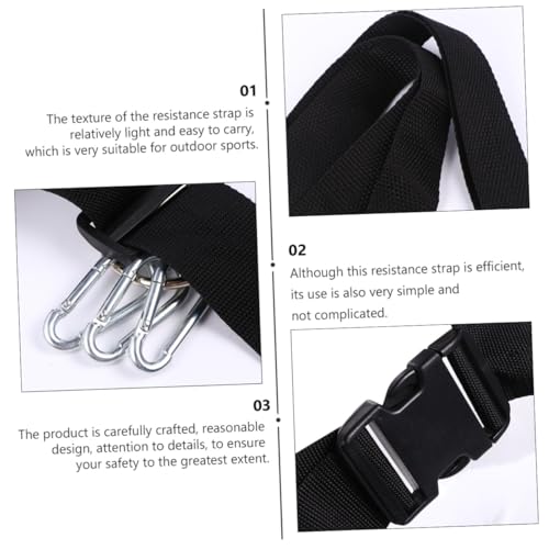 Generic Resistance Sled Pull Strap Multi-functional Load-bearing Harness for Full Body Exercise Lightweight and Design for Outdoor Sports and Training