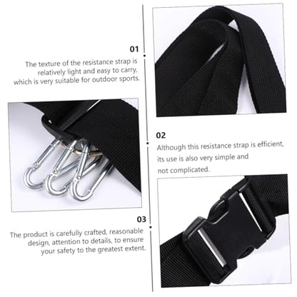 Generic Resistance Sled Pull Strap Multi-functional Load-bearing Harness for Full Body Exercise Lightweight and Design for Outdoor Sports and Training