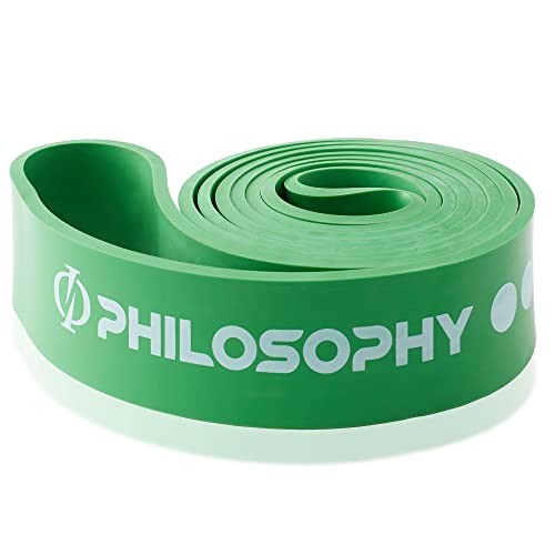 Philosophy Gym Pull Up Assist Band - Resistance Power Loop Exercise Band - style: 1-3/4" (120-175 lbs) - Green