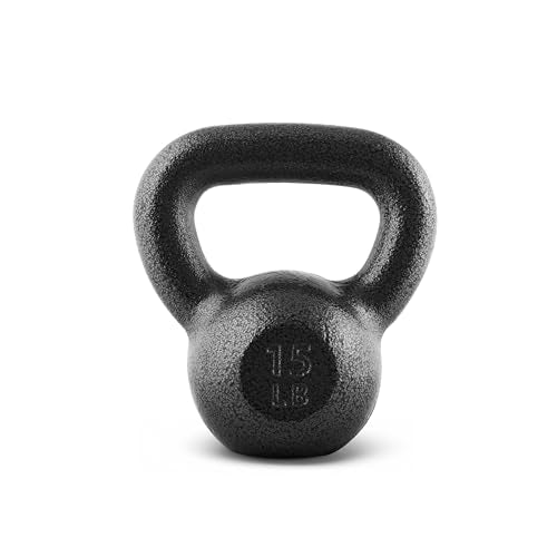 CAP Barbell Cast Iron Kettlebell - Singles and Sets, Multiple Weight Choices - size: 15.0 Pounds