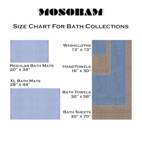 Mosobam Turkish Bath Towels, 2 Pack, 30 x 58 in, 700 GSM, Lavender Aura - color: Lavender Aura, size: Bath Towels, Set of 2