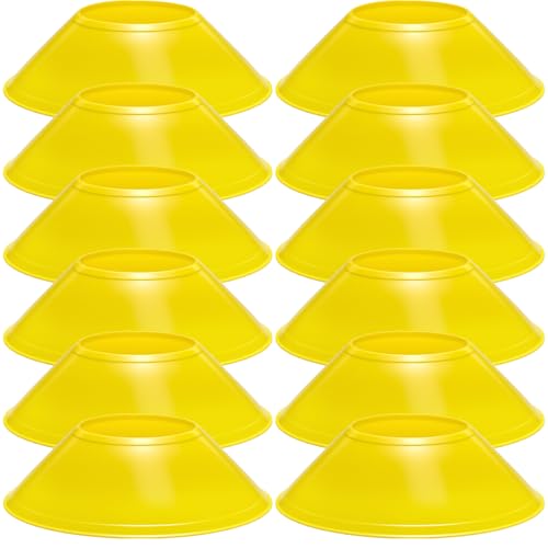 12 Pcs Mini Soccer Cones for Sport Agility Disc Cones Soccer Training for Agility Drills Sports Football