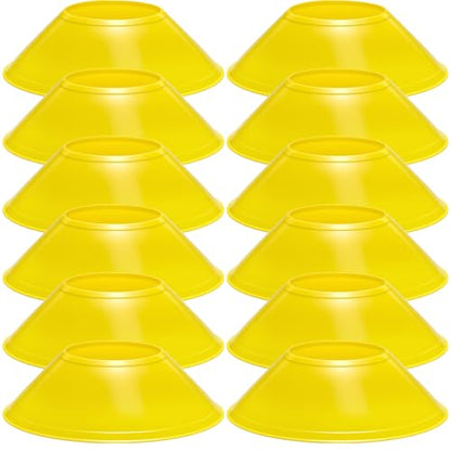12 Pcs Mini Soccer Cones for Sport Agility Disc Cones Soccer Training for Agility Drills Sports Football