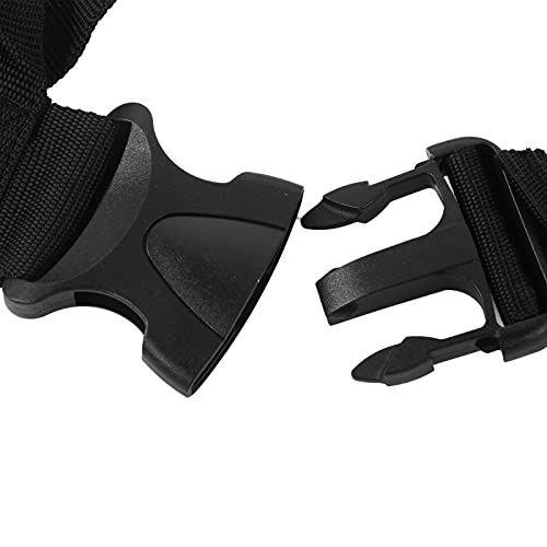 HERCHR Weight Bearing Shoulder Strap, Resistance Strength Training Shoulder Bands Pulling Sled Harness Vest Bands with Pulling Strap for Football Workout - color: balck