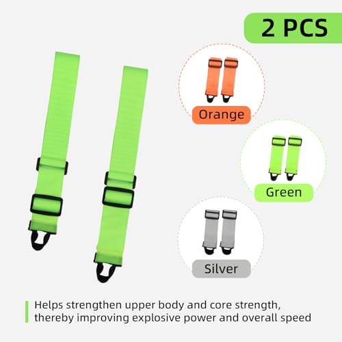 Arm Swing Trainer for Youth, Adjustable Nylon Running Arms position for 90 Degrees - color: Green