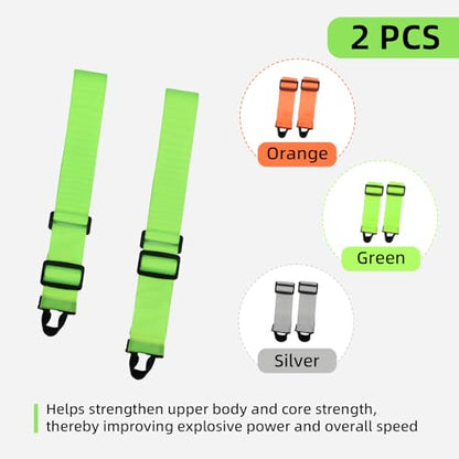 Arm Swing Trainer for Youth, Adjustable Nylon Running Arms position for 90 Degrees - color: Green