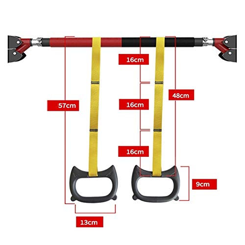 Pull-Up Bars Portable Door Chin Up Bar No Screws Fitness Horizontal Bar, Home Strength Training Fitness Equipment 72-180CM