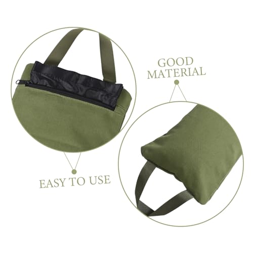 Toddmomy Adjustable Weight Capacity Fitness Sandbag Canvas Hanging Bag for Yoga Exercises