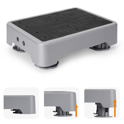 StrongTek 5.7" Adjustable Step Stool, Non-Slip One Step Platform for Adults & Seniors, Portable Mobility Aid and Stair Assist for Kitchen, Bathroom, Bedside & Outdoor