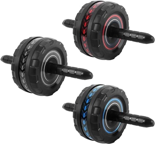 Exercise Wheels Anti-Slip Exercise Roller Abdominal Wheel Abdominal Exercise Roller Body Fitness Strength Training Dual Ab Roller Wheel New - color: A