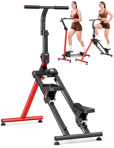 YOLEO Adjustable Resistance Stair Steppers for Exercise at Home, Folding Cardio Stairmaster with 3 Workout Modes & Oversized Pedal,90% Pre-Assembled Stair Climber with Handlebar for Full Body Workout - size: V2.0 Basic Stair Stepper