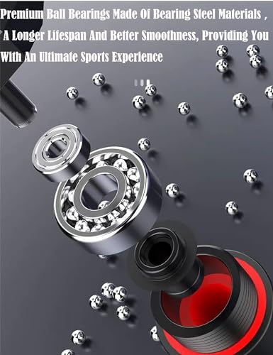 Weighted Jump Rope For Women Men, Workout Speed Jump Skipping For Kids With 2 Bearing,PVC Adjustable Jump Rope For Boxing exercise fitness professional,Black Red Athletic heavy Jump Rope