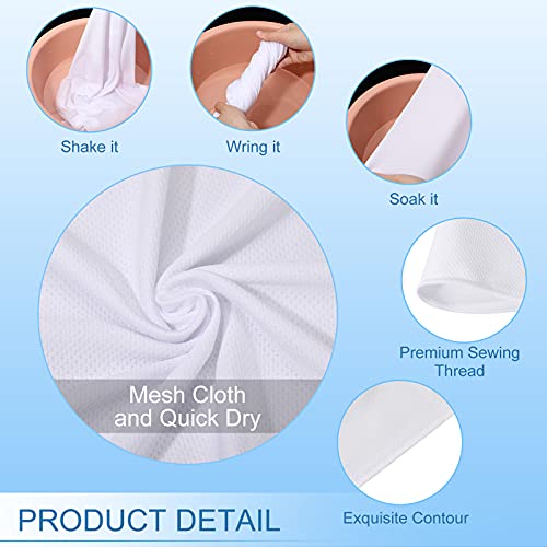 BBTO 12 Count Sublimation Cooling Towels 40"x12" Microfiber Sports Sweat