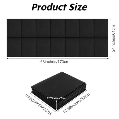 Molain Walking Pad Mat,Foldable Treadmill Mat for Hardwood Floor,68x24 Inch - size: 0.4CM