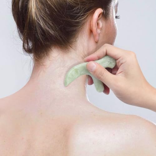 Ewin24 Natural Jade Foot Massager Acupuncture Point Massage Foot Care Therapeutic Relief Tool