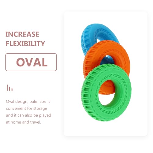 Cabilock 3pcs Hand Grip Strengthener Rings Set with Silicone Grip 40-60lb Resistance for Hand Exercise Wrist and Finger Training Rehabilitation Stress Relief for Fitness and Therapy