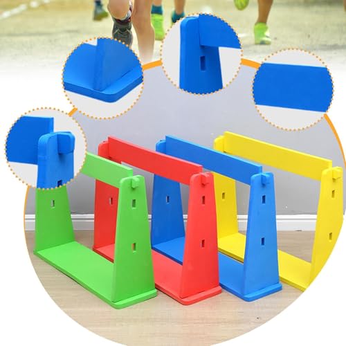 Adjustable Hurdle Set for Agility Training, Speed and Strength in Athletic Activities