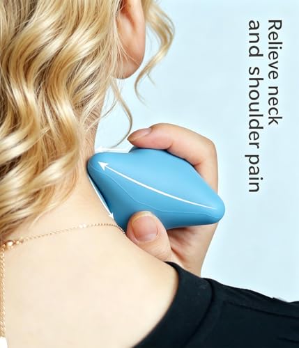 Manual Trigger Point Massage Tool Manual Massager Ball for Muscle Knot Deep Tissue Relief Myofascial Release Physical Therapy Hip Hand Back Small Massager Ball for Plantar Fasciitis Pain Relief Blue - color: Blue