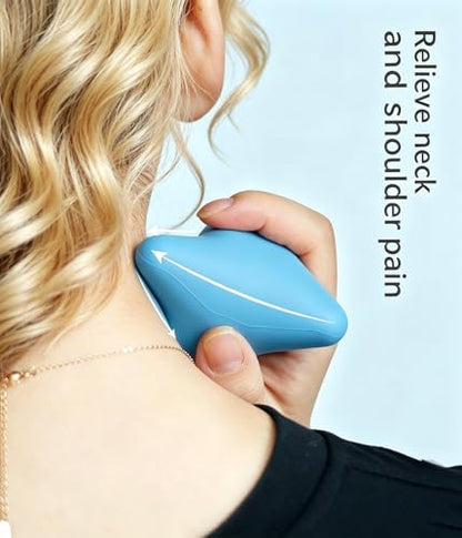 Manual Trigger Point Massage Tool Manual Massager Ball for Muscle Knot Deep Tissue Relief Myofascial Release Physical Therapy Hip Hand Back Small Massager Ball for Plantar Fasciitis Pain Relief Blue - color: Blue