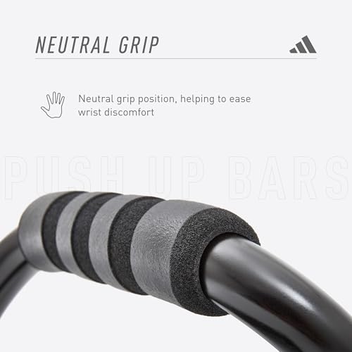 Adidas ADAC-12231 BLK Push Up Bar Strength Training
