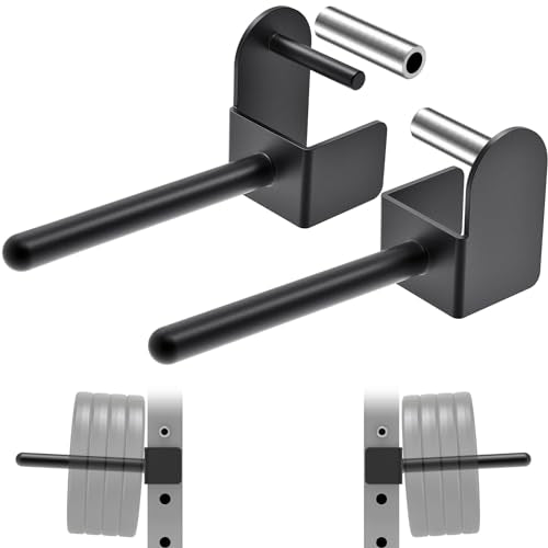 Kipika Weight Plate Holder for 2x2 and 3x3 Power Rack - Attachment for Storage - Fits Standard 1-inch or Olympic 2-inch Plates - Set of 2 - color: For 3x3 Rack with 5/8" or 1" Hole + 1" Plates