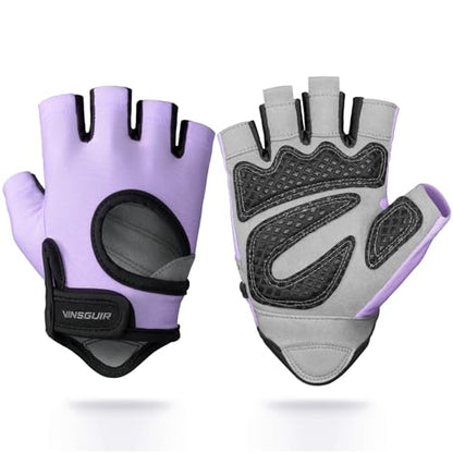 VINSGUIR Workout Gloves for Men and Women, Weight Lifting Gloves with Excellent Grip, Lightweight Gym Gloves for Weightlifting, Cycling, Exercise, Crosstraining, Pull ups, Fitness, Climbing and Rowing